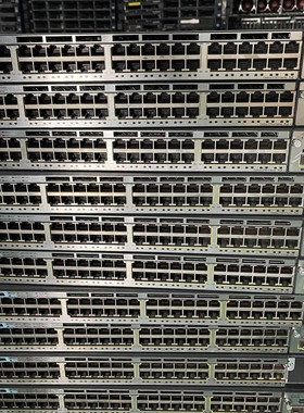 思科 Cisco WS-C3750X-48P-S 48口千兆