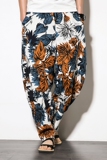 春夏休闲裤宽松长裤仿麻（全棉）大码电商A057-K31-P28，男装休闲裤，电商A057B
