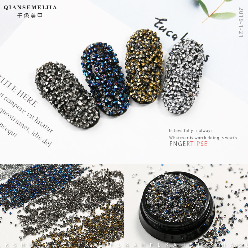 Trill Net Red Micro-drilling Nail enhancement Oil glue Diamond pieces Crystal Sand Mixed pack Super Flash New York Storm Nail enhancement Jewelryin the Makeup/Perfume/Beauty tools , Nail Tools  category - from Buy2taobao.com to provide professional Taobao agent buy service