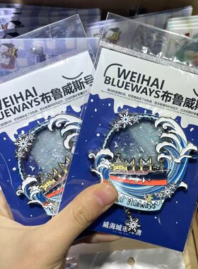 山东威海布鲁威斯号月光银冰箱贴