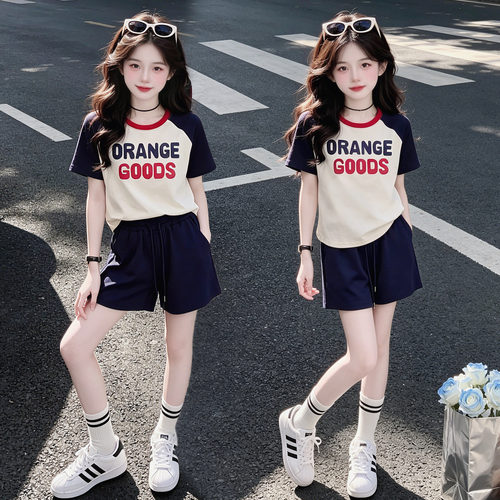 女童2026新款夏季球服套装透气