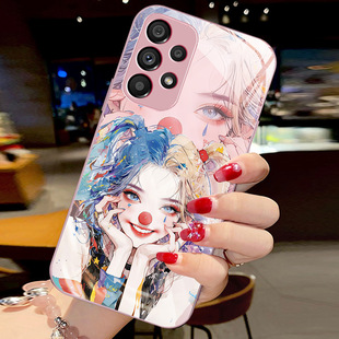 16plus20苹果14SamsungS25小丑33女孩13三星S24fe手机壳S23ultra女s22u明星a54全包21+53case52适用34玻璃a73