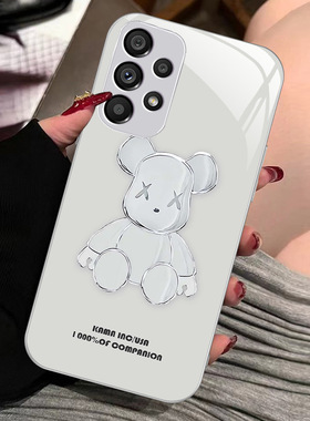 note20plus8苹果14SamsungS25u三星S24fe手机壳A55暴力熊S22ultra女s23+加54男53case52适用34玻璃16潮牌外21