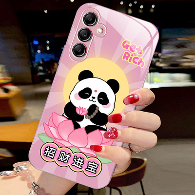 21plus苹果14新年SamsungS25招财33熊猫13三星S24fe手机壳S22ultra女s23u男a54全包20+53case52适用a34玻璃73