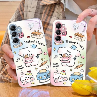 20plus8苹果14SamsungS25三星S24fe手机壳A55小狗13可爱S22ultra女s23u加54玻璃21+53case52适用34猫咪16卡通