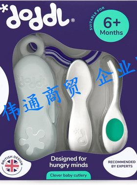 doddl Baby Spoon and Fork Set with Travel Case