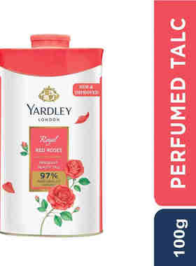 Yardley London RED Rose Perfumed Deodorizing Talc Talcum