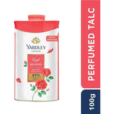 Yardley London RED Rose Perfumed Deodorizing Talc Talcum