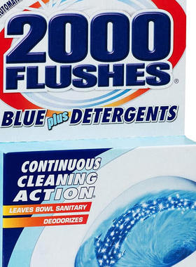 2000 Flushes Blue Plus Detergents Automatic Toilet Cleaner
