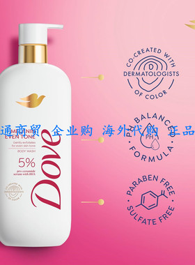 Dove Exfoliating Body Wash Melanin Even Tone Promotes Even