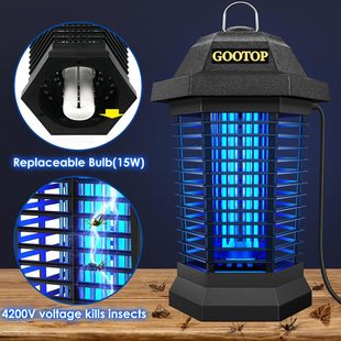 Bug Electric Zapper Mosquito Fly Outdoor GOOTOP