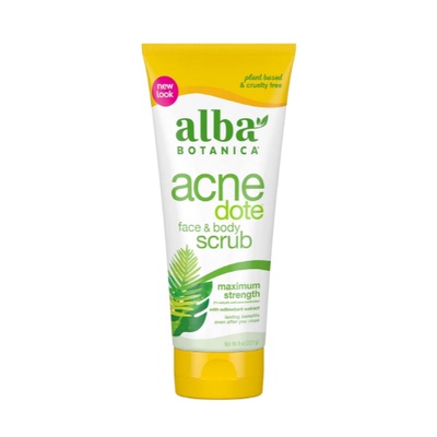 Alba Botanica Acnedote Maximum Strength Face & Body Scrub