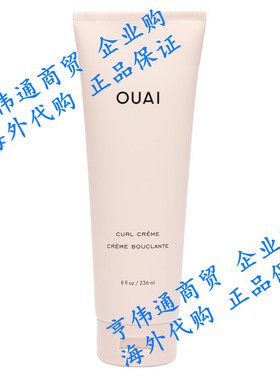 OUAI Curl Cream - Hydrating， Anti-Frizz Curl Enhancer - B