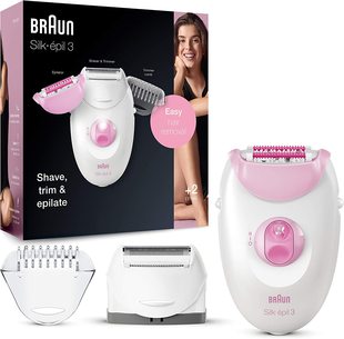 Braun SE3270 Silk Epil 3 Leg and Body Epilator and Shaver