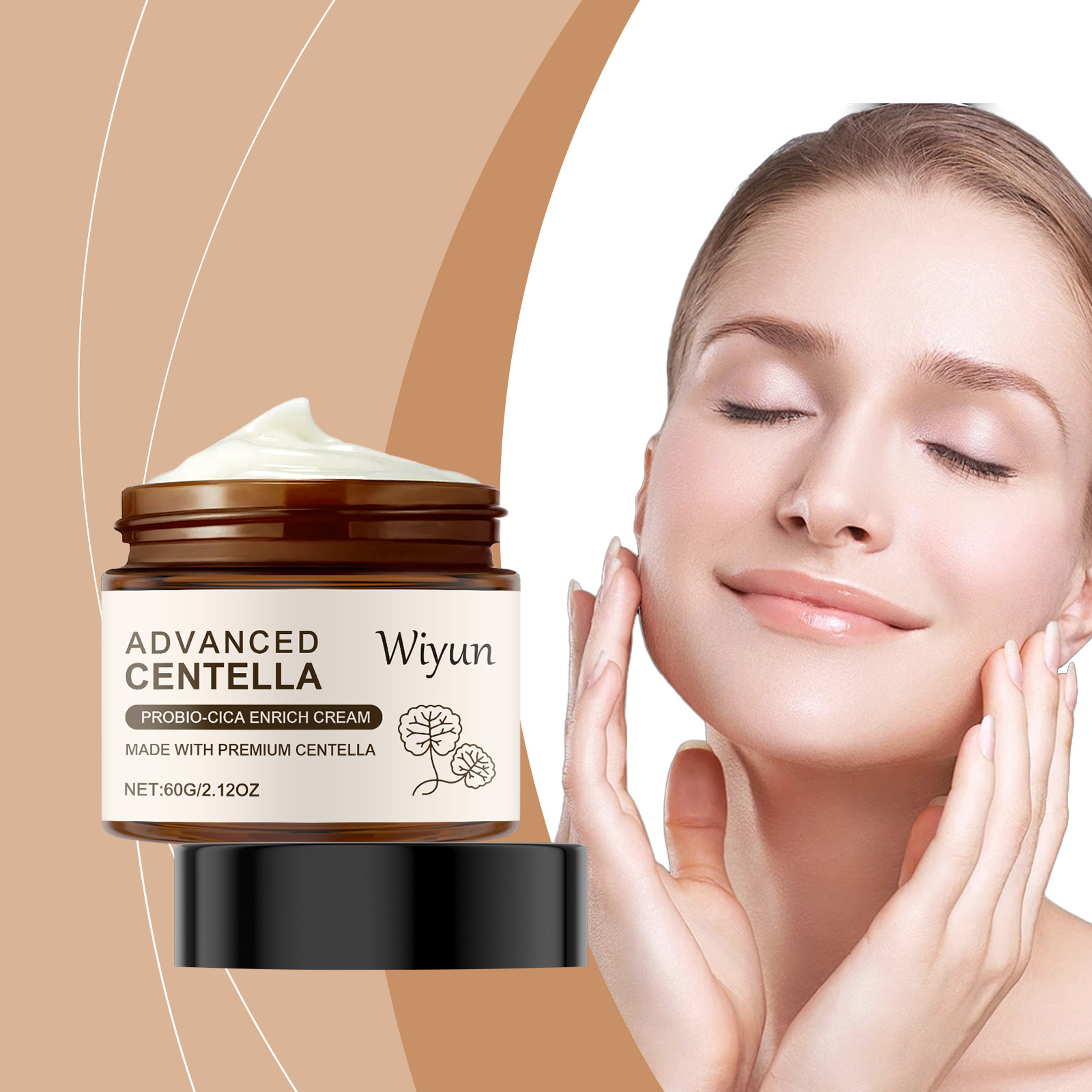 WIYUN Centella Probiotic Soothing face cream MoisturizingMoi