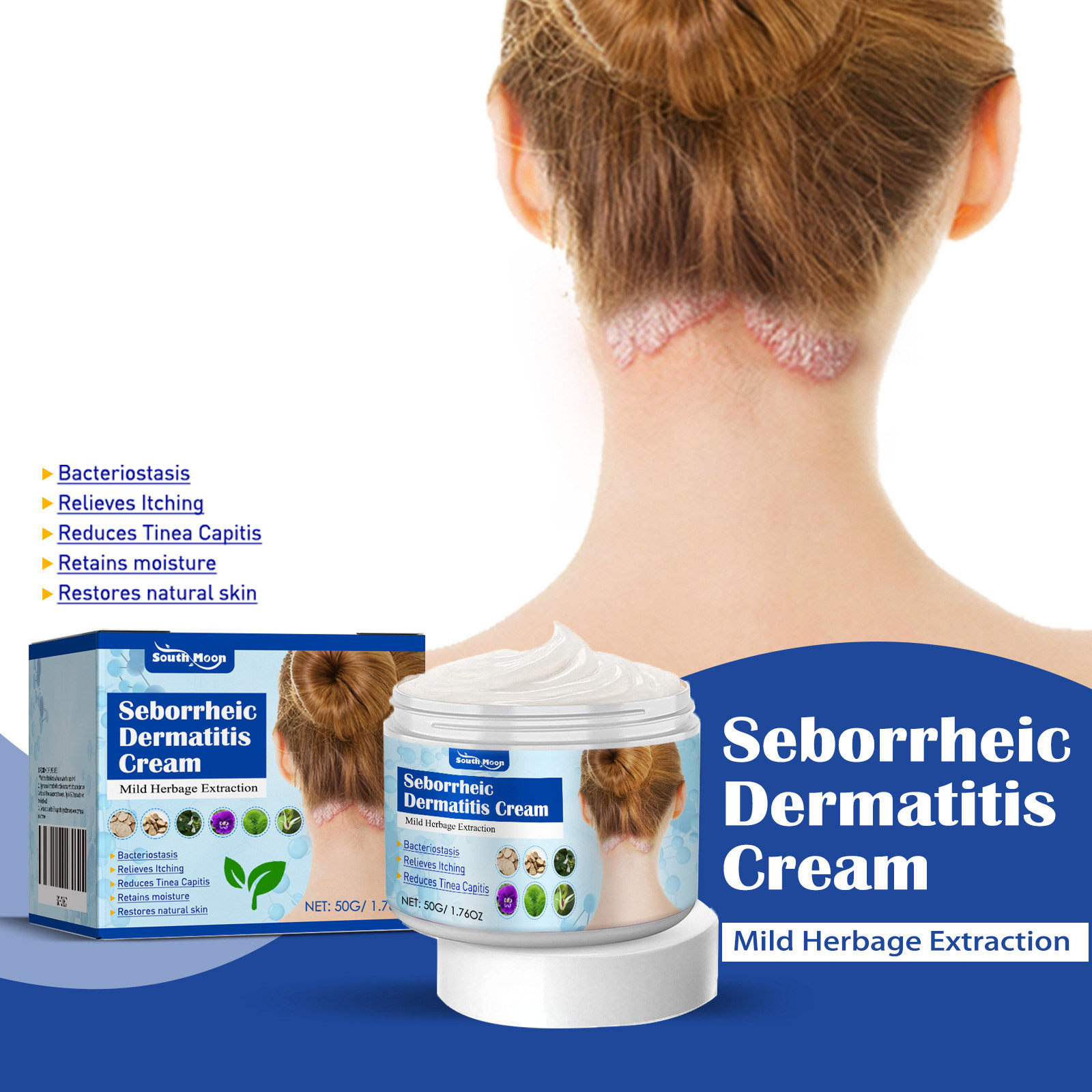 Skin cream for scalp, head acne, skin care, skin cream
