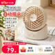 小熊电风扇小型大风力办公室工位桌面迷你风扇学生宿舍usb可充电