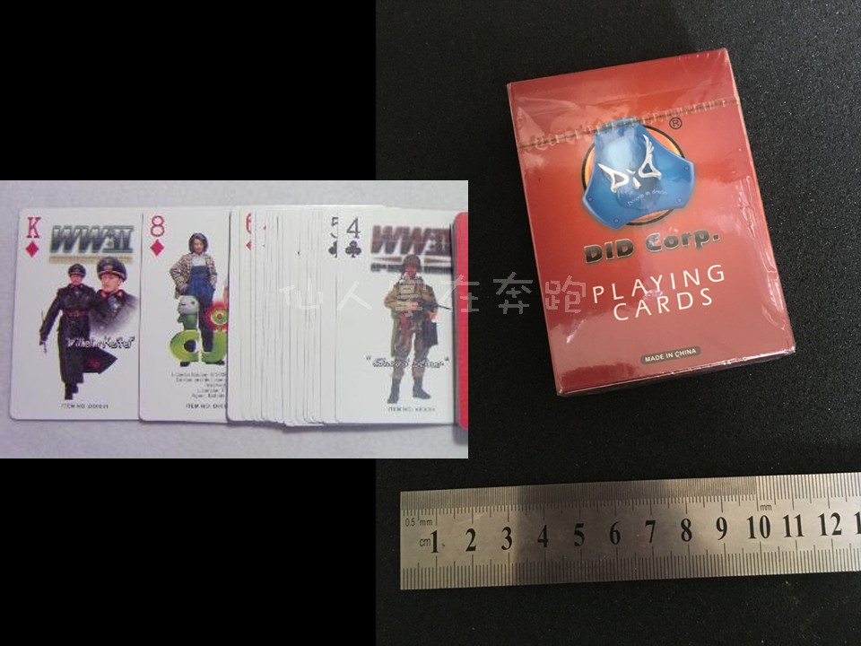 1 6兵人 DID纪念  80090 会场版 300套 扑克牌  全新