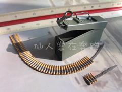 1 6兵人 威龙71054 德 MG34/42 机枪 弹箱 模型 现货 最后一套