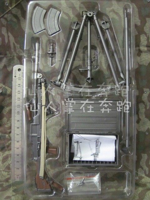 1 6兵人 威龙70801 二战  英军 高射 机枪 布伦 全套  现货 成品