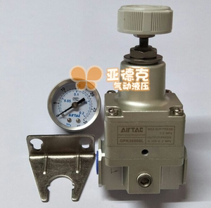 亚德客高精密调压阀气动减压阀GPR20006 30008 40010 40015/L/H/M