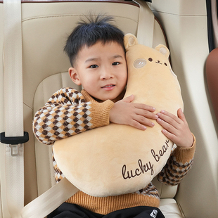 儿童汽车安全带防勒脖小孩抱枕枕头汽车上车载后排睡觉神器护肩套