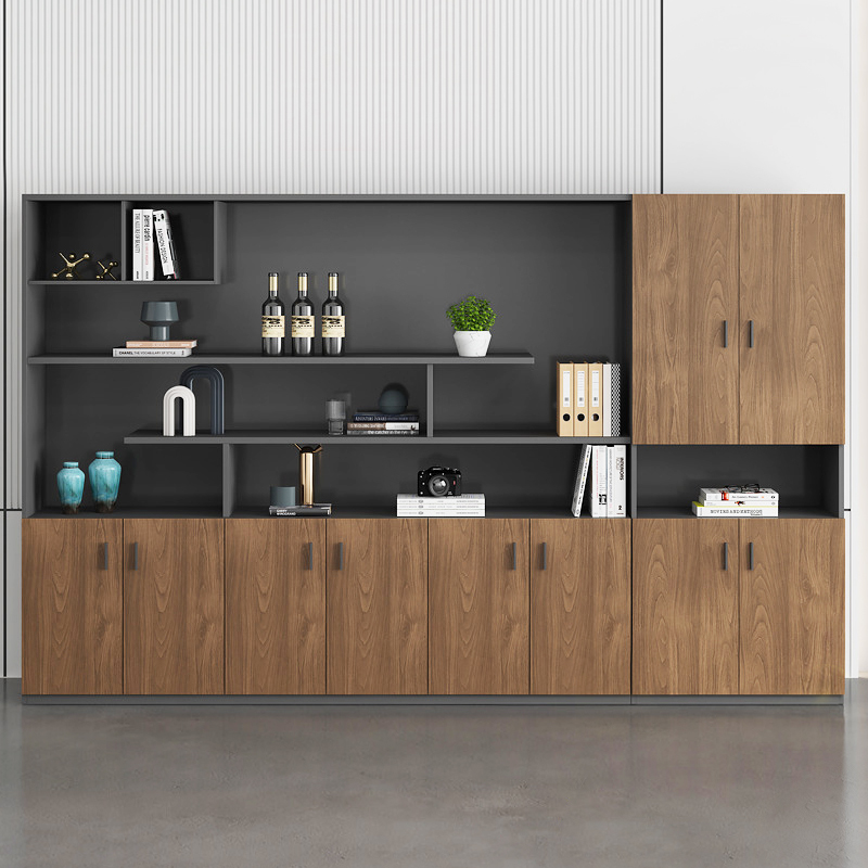 办公室高柜文件柜老板书柜靠墙办公柜子储物柜资料柜财务凭证柜