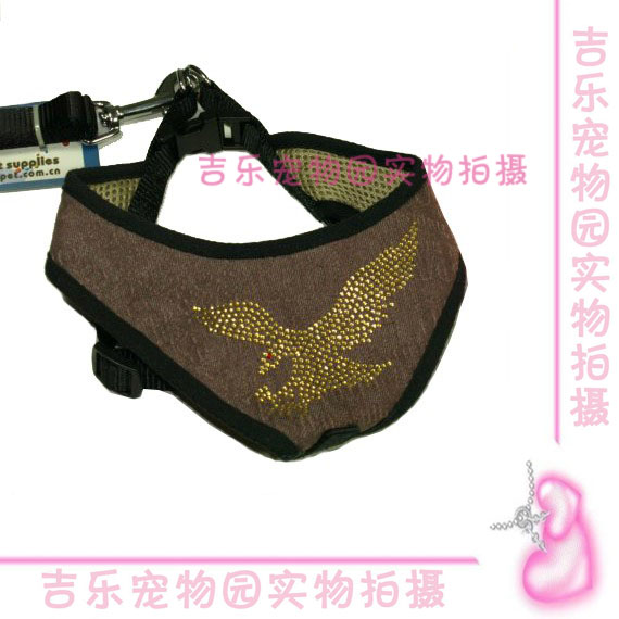 宠物狗胸背带 狗绳 宠物牵引绳 狗链 家用牵引带 狗拉绳泰迪