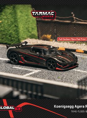 【匠擎预售】TW 1:64 柯尼塞格 Agera RS 黑色 仿真合金汽车模型
