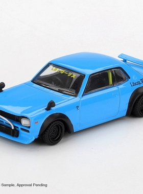 【匠擎预售】MINI GT1:64 #1169 日产 Nissan 蓝色 合金汽车模型