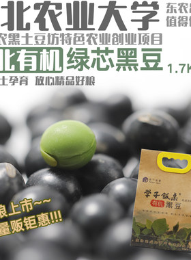 东北有机打豆浆专用黑豆新货