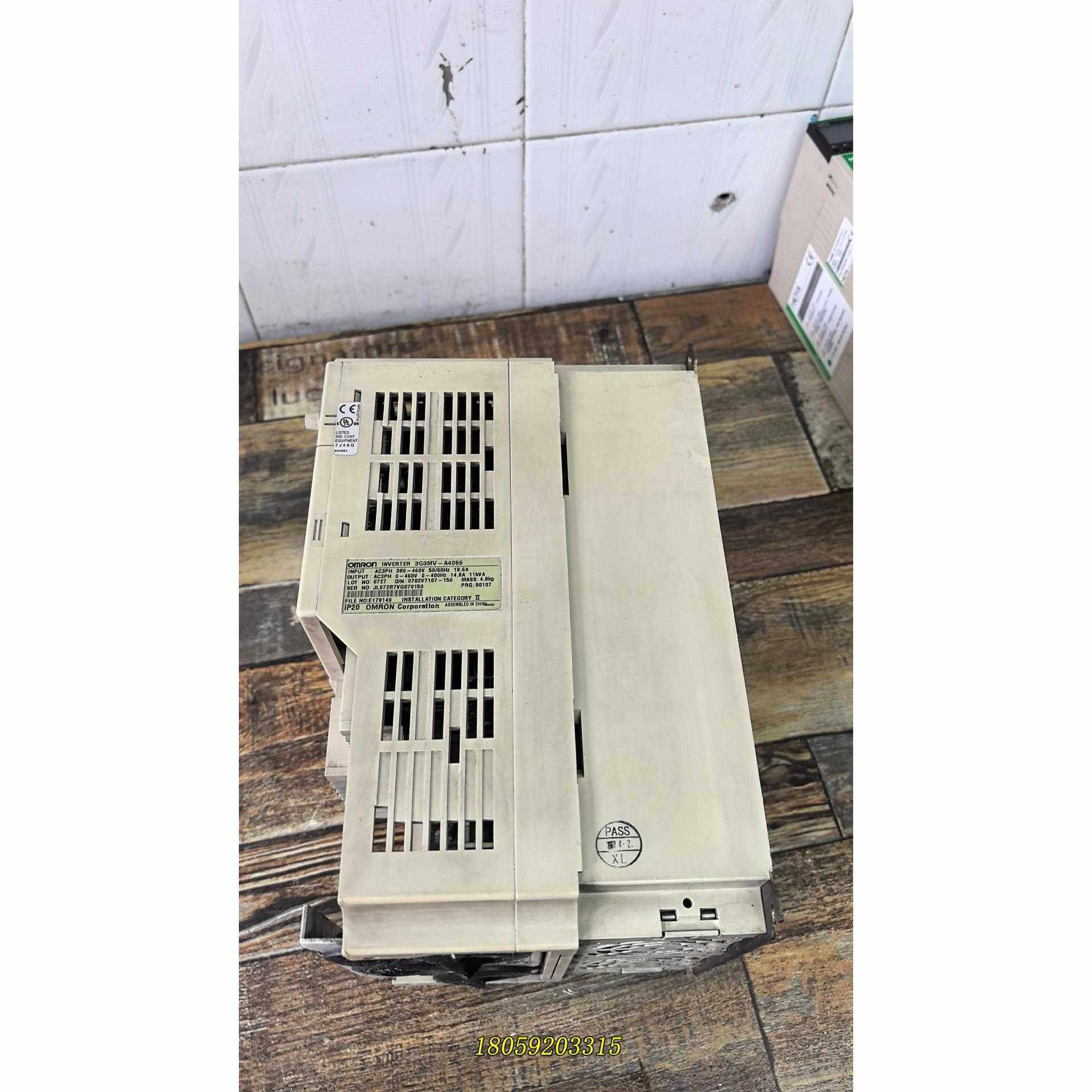 OMRON变频器3G3MV-A4055，原装正品，二手拆机，缺面议价