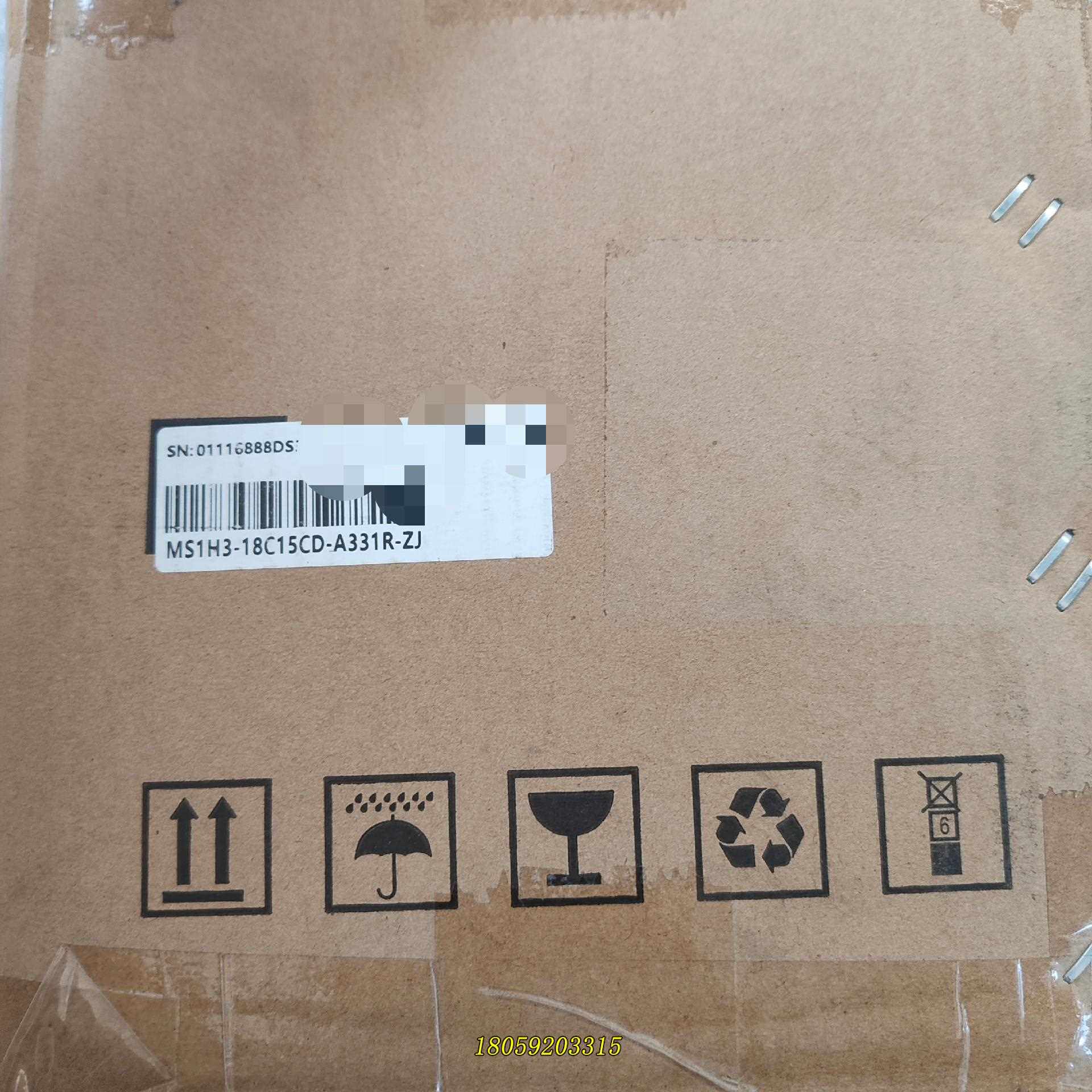 汇川电机MS1H3-18C15CD-A331R-ZJ 原议价