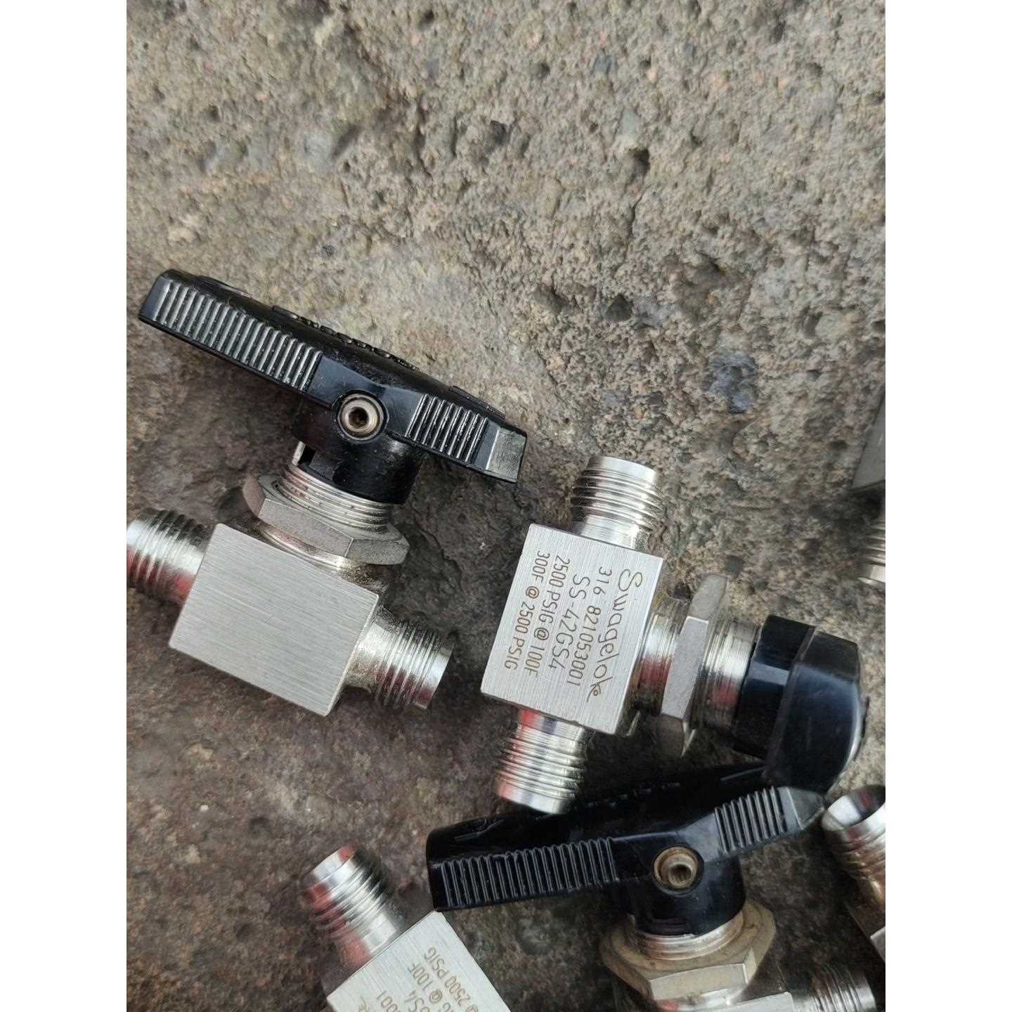 Swagelok1/4两通球阀,型号SS-42GS4,议价