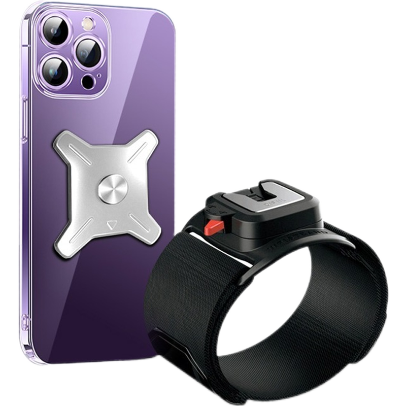 金属代驾拆卸手腕手机支架绑带固定专用导航装备运动直播主播臂包