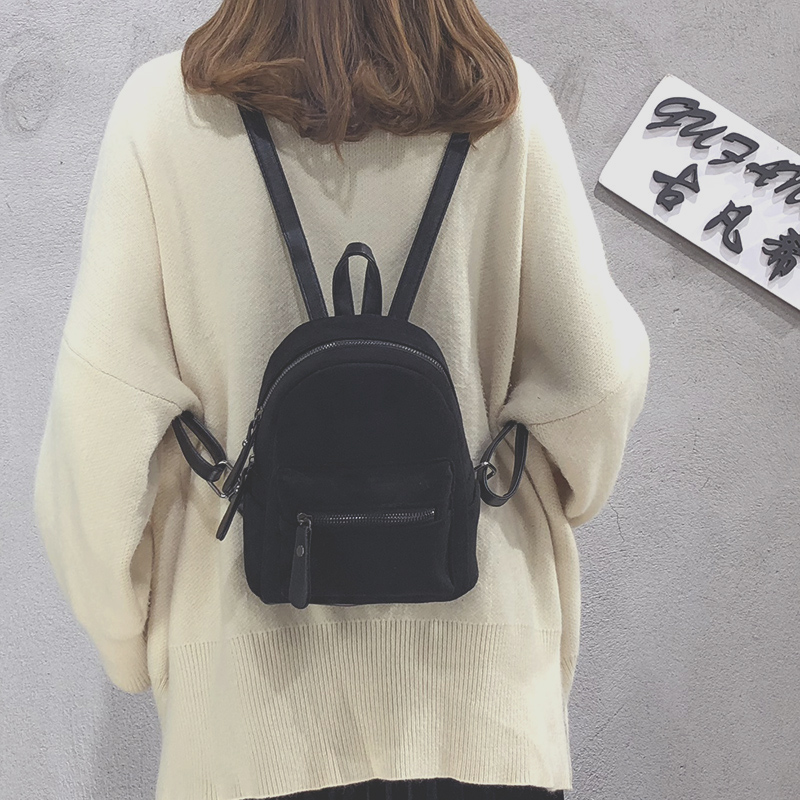 ins Ultra-fire Shoulder bags 2020 new pattern Korean Edition Harajuku Versatile student Retro Mini knapsackin the Leather/Lady bags/Men's bag, Backpack  category - from Buy2taobao.com to provide professional Taobao agent buy service