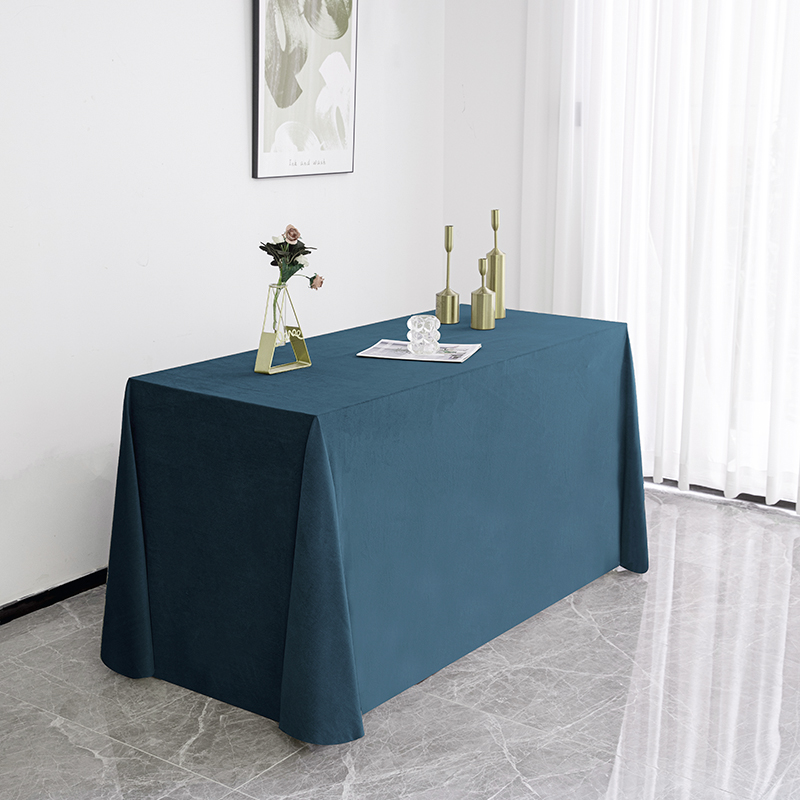 会议桌布酒店西餐桌自助餐甜品