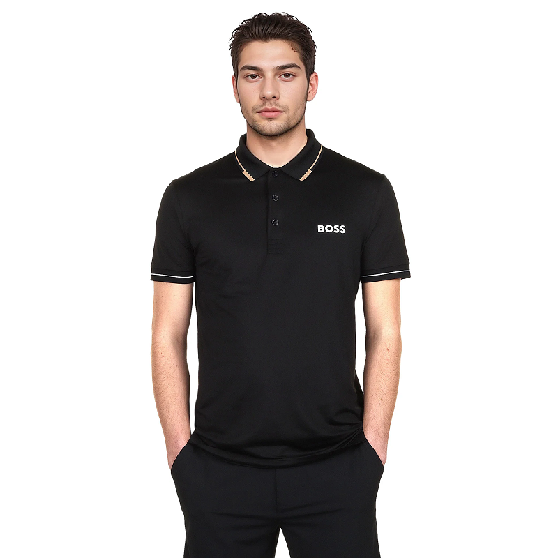 正品现货 Hugo Boss 男士短袖POLO衫休闲商务夏季短袖T恤翻领男装