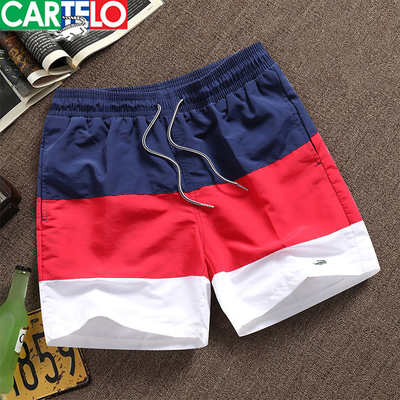 cartelo鳄鱼短裤男夏季五分裤