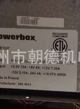 POWERBOX电源PBSE1227  AGFA DS 530X/AXYS  05282维修议价