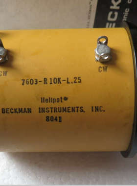 7603-R10K-L.25 美国Helipot 多圈电位器 10圈 全新原装