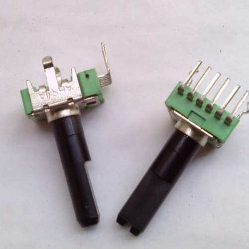 ALPHA 14型 双联 A5K B20K B50K A100K电位器 轴长23.5M