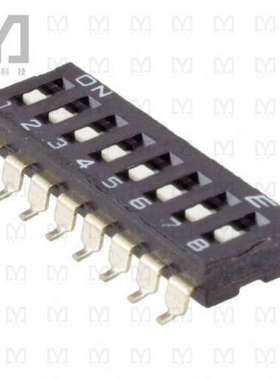 KAE08TGGT【DIP开关】SWITCH SLIDE DIP SPST 25MA 24V