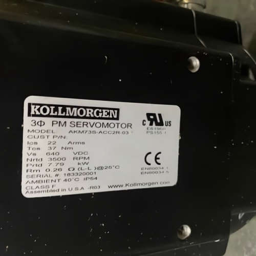 科尔摩根KOLLMORGEN伺服电机 AKM73S-ACC2R-03 KOLLMORGEN