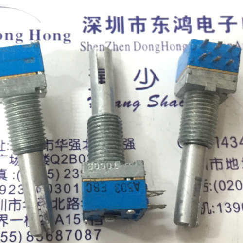 TOCOS日本09型精密电位器双联A50K开叉轴长25MM音量电位器