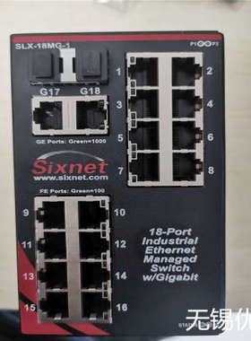 西斯奈特Sixnet 工业交换机 RTU IO控制器 网关 SLX-18MG-1 维修
