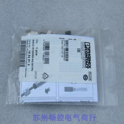 *现货销售*全新菲尼克斯连接器SACC-M12MSD-4Q SH PN 现货1554513