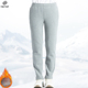 松紧腰跑步休闲裤 女士款 加绒加厚保暖针织裤 TECTOP探拓户外秋冬季