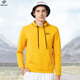 宽松透气黑色卫衣 韩版 探拓新款 春秋户外运动休闲套头连帽卫衣男士