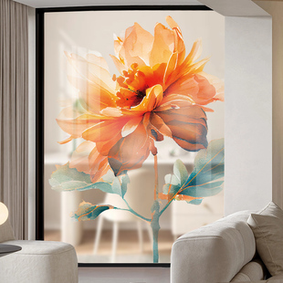 植物花卉平面墙壁装饰画过道楼梯国庆中秋墙面餐厅客厅画纸墙贴纸